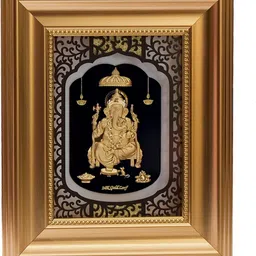 lm goldline Ganeshji Religious Frame-picture-11