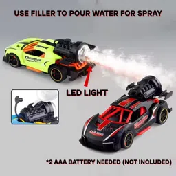 time 2 toys Metal Die-Cast Racing Car with Smoke Effect – Pull Back Action Sports Car image 4