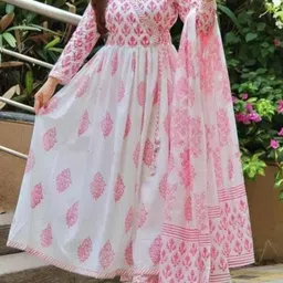 alief collection Printed Kurta, Palazzo & Dupatta Set-picture-48