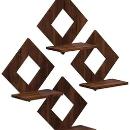 mertiya Square Pot Stand For Wall Decoration/home/office/bedroom/living Room Pack of 4-picture-20