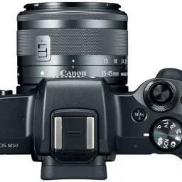Canon M50 Mirrorless Camera Body with Single Lens EF-M 15-45 mm IS STM image 4