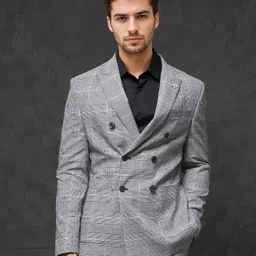 rare rabbit Men Suits Checkered Suit image 1