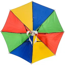 deewak Free Umbrella Hat to Protect from Sun & Rain (Multicolour) Umbrella HU1 Umbrella image 3