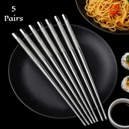jantrex Cooking, Decorative, Eating, Training Stainless Steel Chinese, Japanese, Korean, Vietnamese Chopstick-picture-10