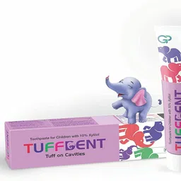 tuffdent Kids Toothpaste with 10% Xylitol | Tuff on Cavities | Prevent Tooth Decay | Toothpaste image 3