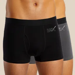 hrx by hrithik roshan Pack of 2 Solid Men Trunk image 1