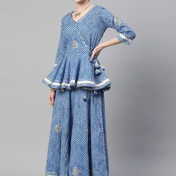 divena Striped Stitched Lehenga Choli image 3