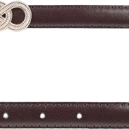 zevora Women Party, Casual, Evening, Formal Brown Genuine Leather Belt image 3