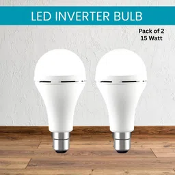 yaroh 15W Rechargeable Emergency Inverter LED Bulb, Upto 4 Hours Battery For HomeQX426 4 hrs Bulb Emergency Light-picture-43