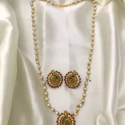 influtive Brass, Copper Gold-plated Gold Jewel Set image 2