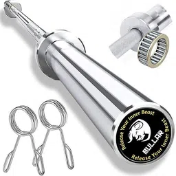bullar olympic barbell 7 feet with spring or clamps locks Home Gym Combo-picture-22