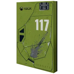 SEAGATE Halo Infinite Special Edition 2TB USB 3.0 Hard Disk Drive (Built-in Xbox Green LED Lighting, STKX2000405, Black) image 5