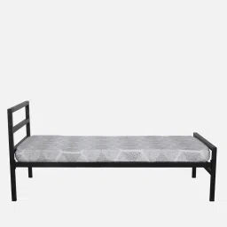 nilkamal sleep Striker Metal Single Bed in Black Finish image 5