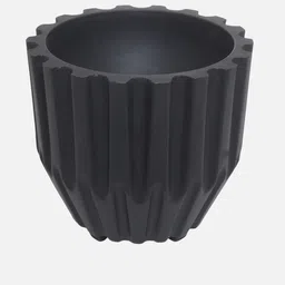 nora Sirius Star Black Polyethylene Floor Planter image 4