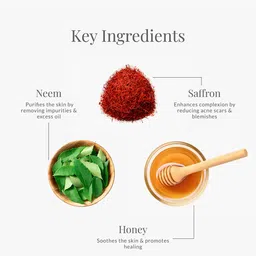 Forest Essentials Travel Size Delicate Facial Cleanser Kashmiri Saffron & Neem - 50ml image 4