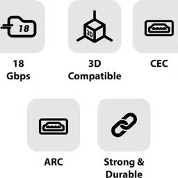ZEBRONICS HDMI Cable 3 m ZEB-HAA3020 image 5