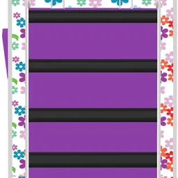zhenaura 5 Shelf Foldable Collapsible Wardrobe (Do-It-Yourself Assembly) PP Collapsible Wardrobe image 2