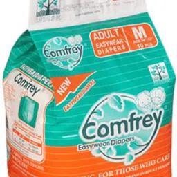PANT STYLE EASY WEAR ADULT DIAPERS, SIZE MEDIUM, (10 Pcs. PACK) FOR WAIST SIZE 24"-33" INCHES Adult Diapers - M-image-1