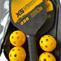 spocco Wooden Pickle Ball Paddles Racket Set With 2 Paddles, 4 Pickleballs & Backpack_6 Pickleball Paddle-picture-46