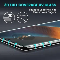 GORILLA PRO Edge To Edge Tempered Glass for Realme 15 Pro 5G ( Primium Quality Uv Temper Glass ) image 3