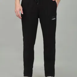 cantabil Men Solid Black Track Pants-picture-12