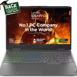 Lenovo IdeaPad Gaming 3 AMD Ryzen 7 Octa Core 6800H - (8 GB/512 GB SSD/Windows 11 Home/4 GB Graphics/NVIDIA GeForce RTX 3050) 15ARH7 Gaming Laptop-picture-17