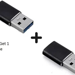 Like Star Multicolor USB To Type C Adapter Metal buy 1 get 1 free (Multicolors) Phone Converter-picture-22