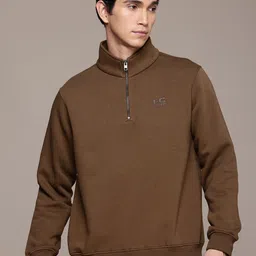 french connection Men Full Sleeve Solid Sweatshirt image 3