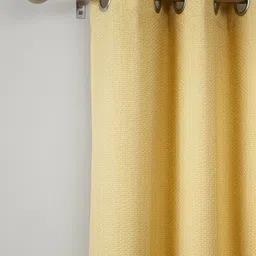ubh 153 cm (5 ft) Window Polyester Semi Transparent Curtain (Pack Of 2) image 2