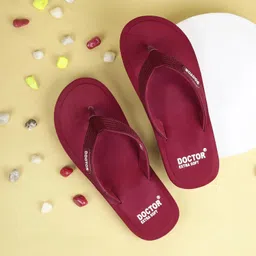 doctor extra soft Orthopedic Diabetic Pregnancy Non-Slip Lightweight Cushion D-13 Women Flip Flops image 1