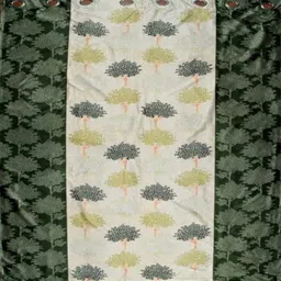 panipat textile hub 152 cm (5 ft) Window Polyester Semi Transparent Curtain (Pack Of 2) image 2