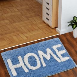 AEROHAVEN Turquoise Blue & White Home Design 1850 GSM Anti-Skid Microfiber Bath Mat-picture-46