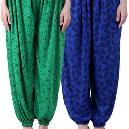 uzmano Printed Viscose Women Harem Pants-picture-26