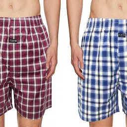 fflirtygo Pack of 2 Checkered Men Boxer-picture-27