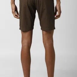 peter england Printed Men Black Regular Shorts image 3