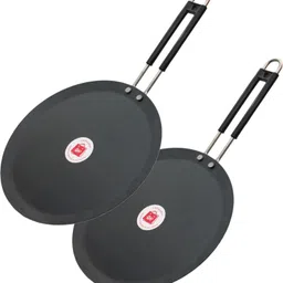 LAZYwindow Induction base flat Iron Tawa Tawa 24 cm diameter-picture-28