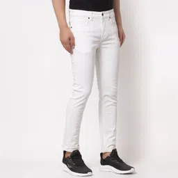 red tape Men Skinny Mid Rise White Jeans image 2