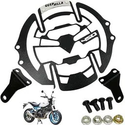 killerryder Headlight GrillJaali Frames Guard Compatible with RE Guerrilla 450 Bike Display Screen Guard-picture-11