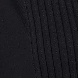 max Casual Regular Sleeves Self Design Women Black Top image 4