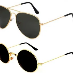 shadz UV Protection, Polarized, Gradient, Mirrored Oval Sunglasses (55)-picture-14