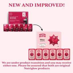 nutriglow natural's Set of 2 Advanced Pro Formula Wine Facial Kit for Fairer Complexion (60gm each) 120 g image 2