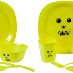 zorrow mart Pack of 10 Plastic Dinner Set image 1