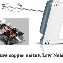 mgt 260 W White Electric Whisk, Hand Blender image 4