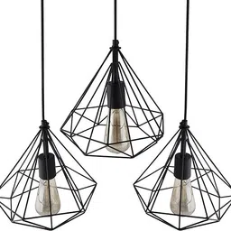lymon Cluster Hanging Light for Living Room, Bedroom Bulb not Included (Pack of 1) Pendants Ceiling Lamp image 4