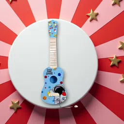 my baby love a perfect care Guitar Toy Ukulele Toy 4 Strings Early Educational Instruments Space image 2