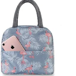 Portable Lunch Bag Portable Insulated Canvas Tiffin Bag Waterproof Lunch Bag-image-11