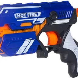 wholesome retails Blaze Storm Gun with 10 Foam Bullets, Shooting Battle Fight Game for Kids, Blaster Gun for Kids, Plastic Blaze Storm Manual Soft Foam Bullet Gun Darts & Plastic Bullets image 3