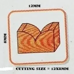 reioent HIGH QUALITY CENTER OLOGO ROUTER BIT 9934 THREAD BITS SHANK 8 MMX12MM Rotary Bit Set image 2