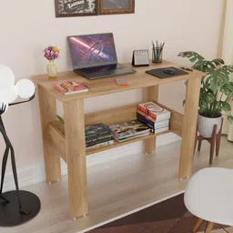 spyder home decore Portable Work From Home Study Desk Engineered Wood Office Table Engineered Wood Study Table image 3