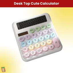 yaroh Desktop Cute Calculator, 12-Digit Large Display With Aesthetic Candy ColorE438 Desktop Cute Calculator, 12-Digit Large Display With Aesthetic Candy ColorE438 Basic Calculator-picture-29